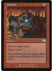 Magic: The Gathering Implode (062) Moderately Played Foil