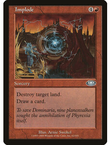 Magic: The Gathering Implode (062) Moderately Played Foil
