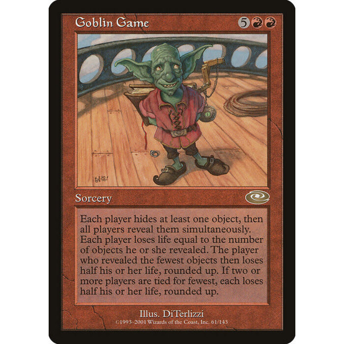 Magic: The Gathering Goblin Game (061) Lightly Played