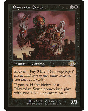 Magic: The Gathering Phyrexian Scuta (051) Moderately Played
