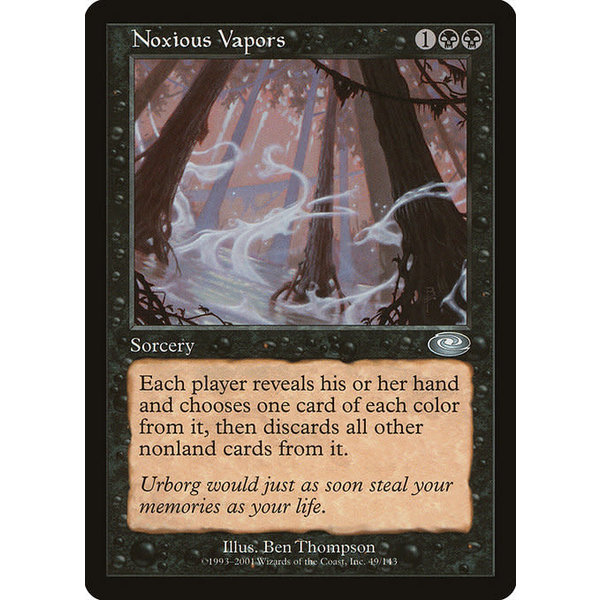 Magic: The Gathering Noxious Vapors (049) Lightly Played