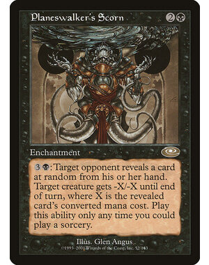 Magic: The Gathering Planeswalker's Scorn (052) Lightly Played