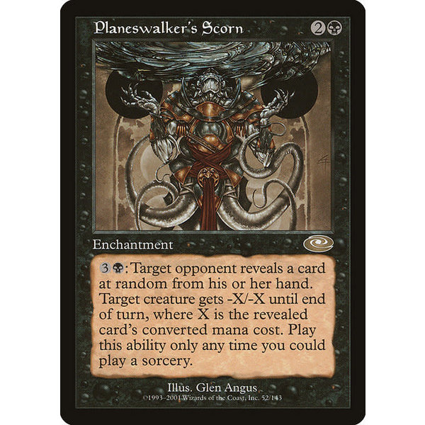 Magic: The Gathering Planeswalker's Scorn (052) Lightly Played