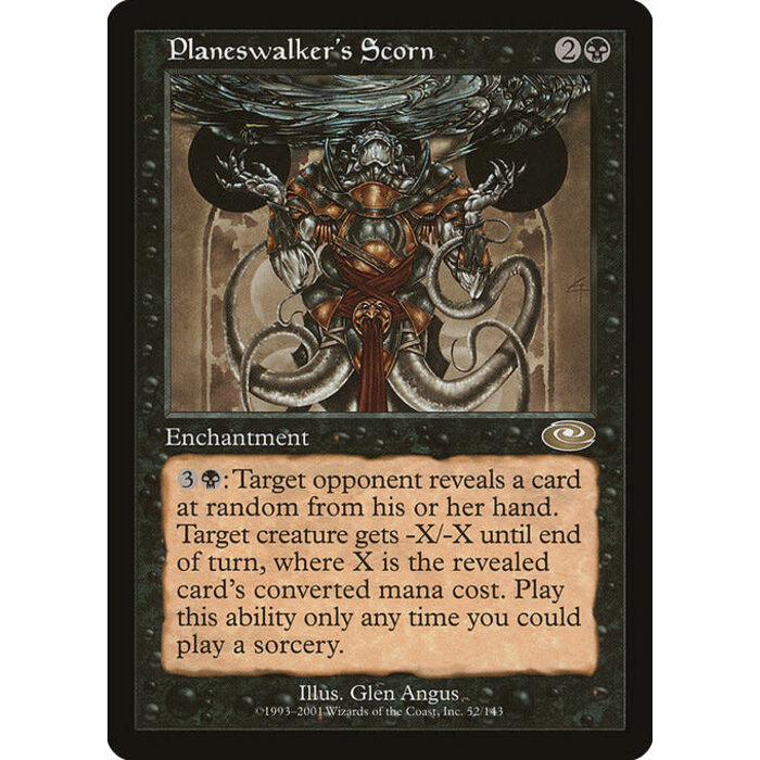 Magic: The Gathering Planeswalker's Scorn (052) Lightly Played
