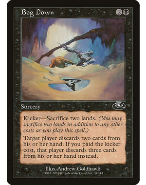 Magic: The Gathering Bog Down (039) Lightly Played Foil