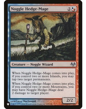 Magic: The Gathering Noggle Hedge-Mage (237) Near Mint