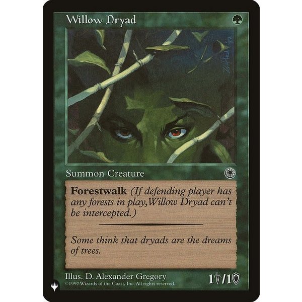 Magic: The Gathering Willow Dryad (197) Near Mint