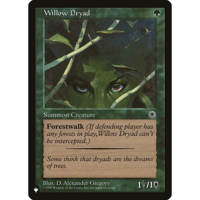 Magic: The Gathering Willow Dryad (197) Near Mint