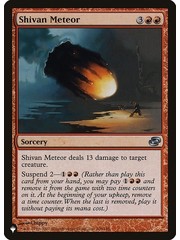Magic: The Gathering Shivan Meteor (153) Near Mint