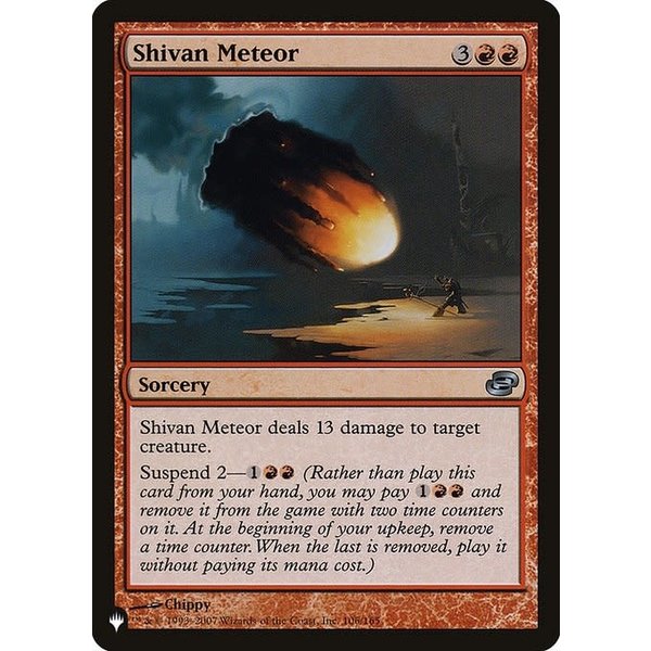 Magic: The Gathering Shivan Meteor (153) Near Mint