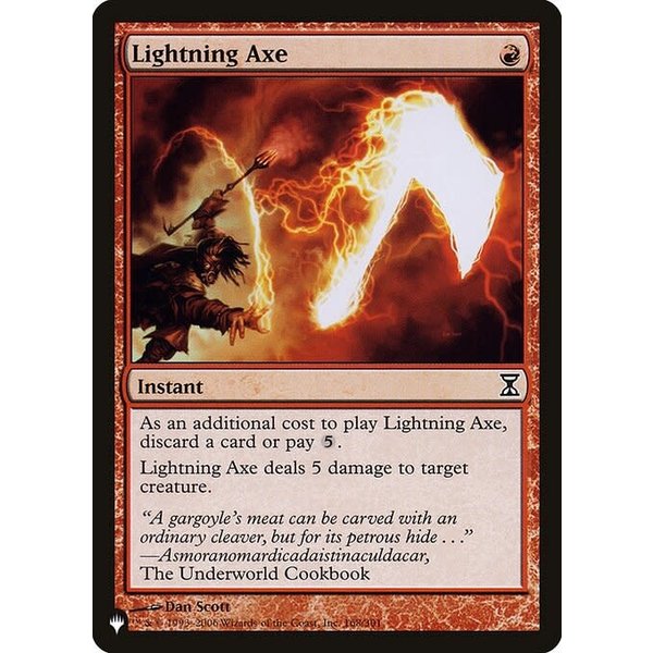 Magic: The Gathering Lightning Axe (428) Near Mint