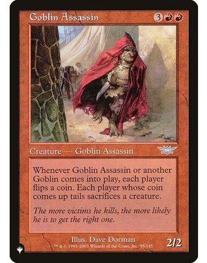 Magic: The Gathering Goblin Assassin (425) Near Mint