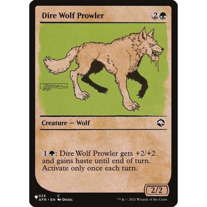 Magic: The Gathering Dire Wolf Prowler (546) Near Mint
