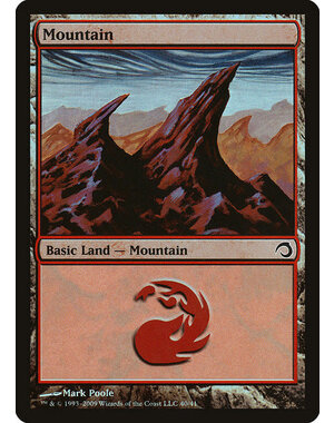 Magic: The Gathering Mountain (040) Lightly Played Foil