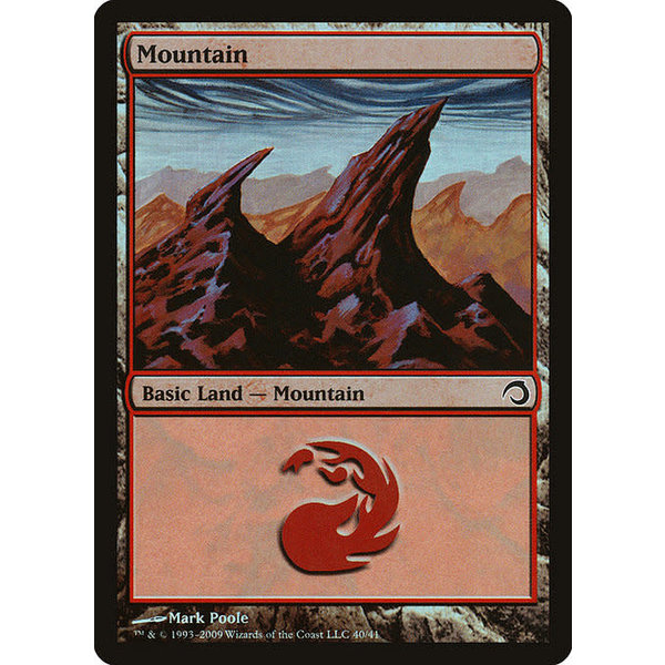 Magic: The Gathering Mountain (040) Lightly Played Foil