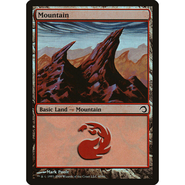 Magic: The Gathering Mountain (040) Lightly Played Foil