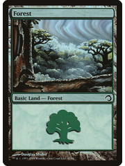 Magic: The Gathering Forest (041) Lightly Played Foil