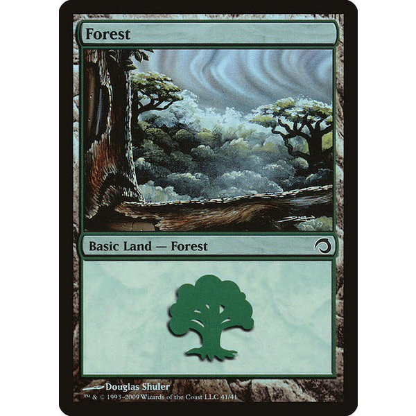 Magic: The Gathering Forest (041) Lightly Played Foil