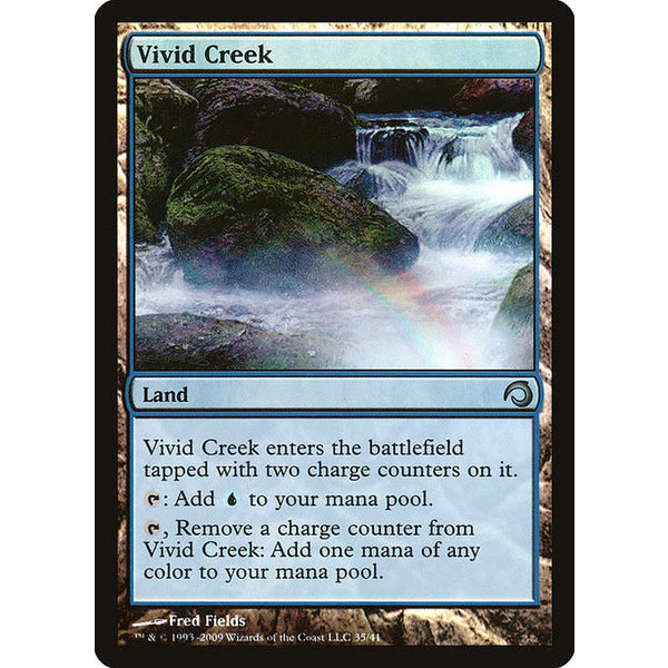 Magic: The Gathering Vivid Creek (035) Lightly Played Foil