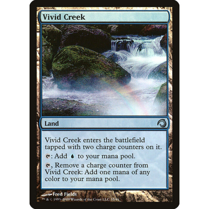 Magic: The Gathering Vivid Creek (035) Lightly Played Foil