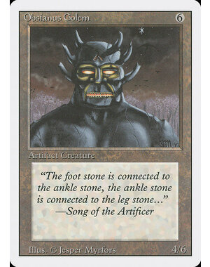 Magic: The Gathering Obsianus Golem (268) Moderately Played