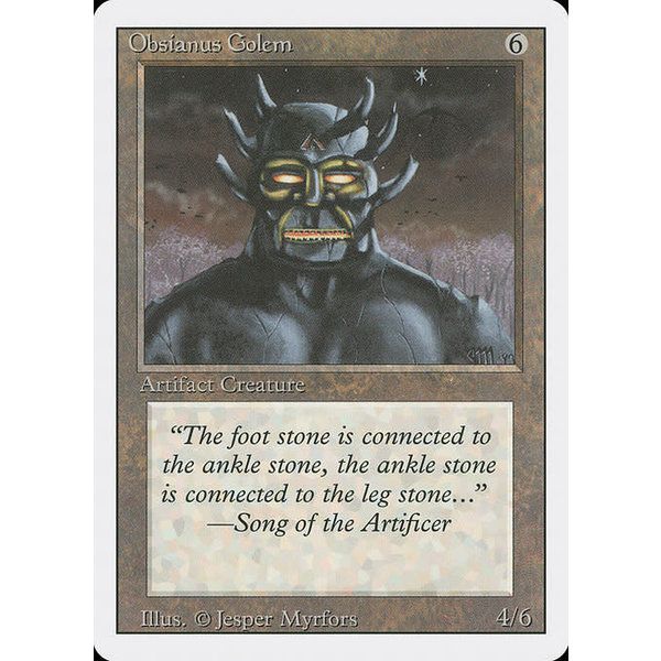 Magic: The Gathering Obsianus Golem (268) Moderately Played