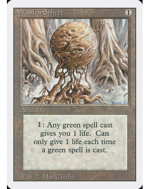 Magic: The Gathering Wooden Sphere (281) Lightly Played