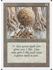 Magic: The Gathering Wooden Sphere (281) Moderately Played