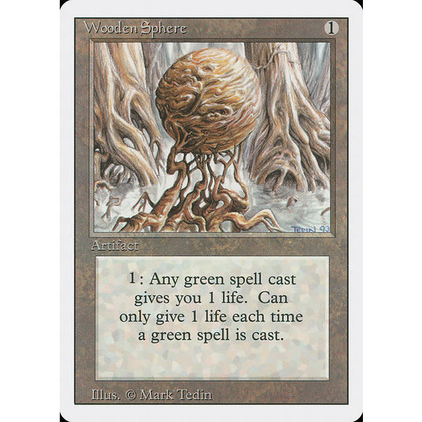 Magic: The Gathering Wooden Sphere (281) Moderately Played