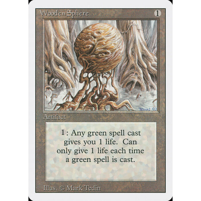 Magic: The Gathering Wooden Sphere (281) Moderately Played