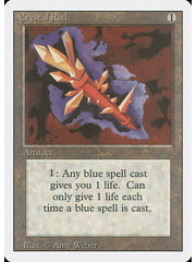 Magic: The Gathering Crystal Rod (242) Lightly Played