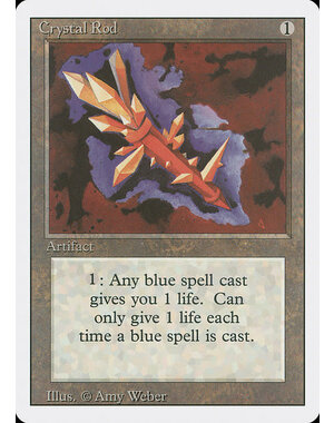Magic: The Gathering Crystal Rod (242) Lightly Played