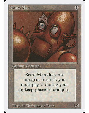 Magic: The Gathering Brass Man (238) Moderately Played