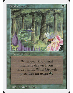 Magic: The Gathering Wild Growth (230) Damaged