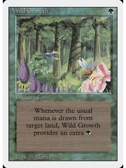 Magic: The Gathering Wild Growth (230) Heavily Played
