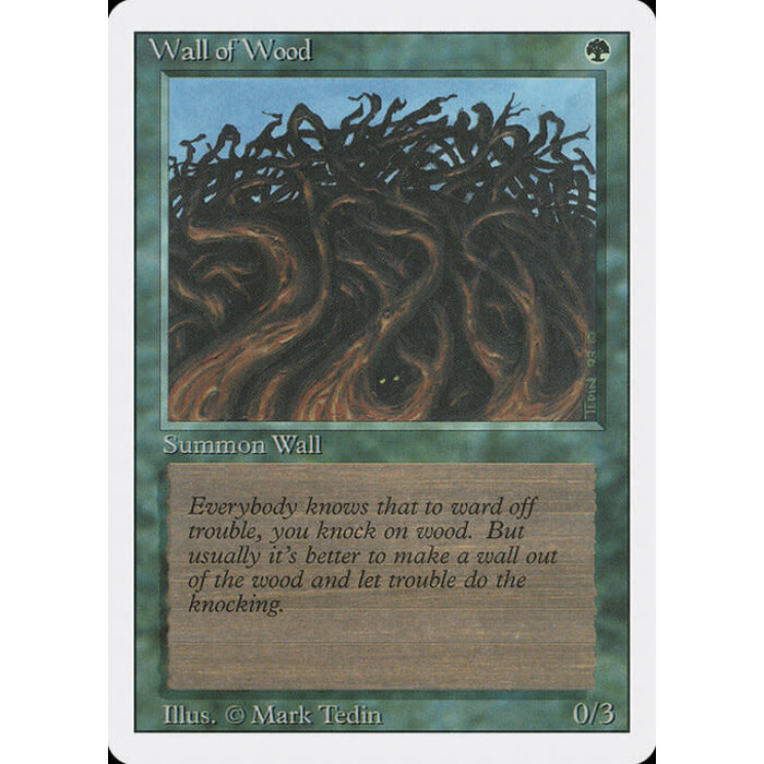 Magic: The Gathering Wall of Wood (226) Lightly Played