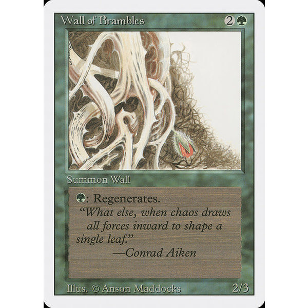 Magic: The Gathering Wall of Brambles (224) Lightly Played