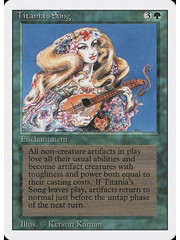 Magic: The Gathering Titania's Song (220) Moderately Played