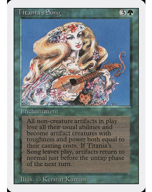 Magic: The Gathering Titania's Song (220) Moderately Played