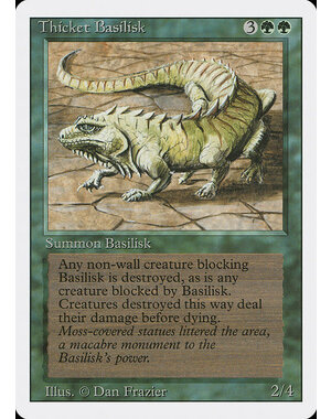 Magic: The Gathering Thicket Basilisk (218) Lightly Played