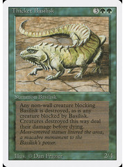 Magic: The Gathering Thicket Basilisk (218) Moderately Played