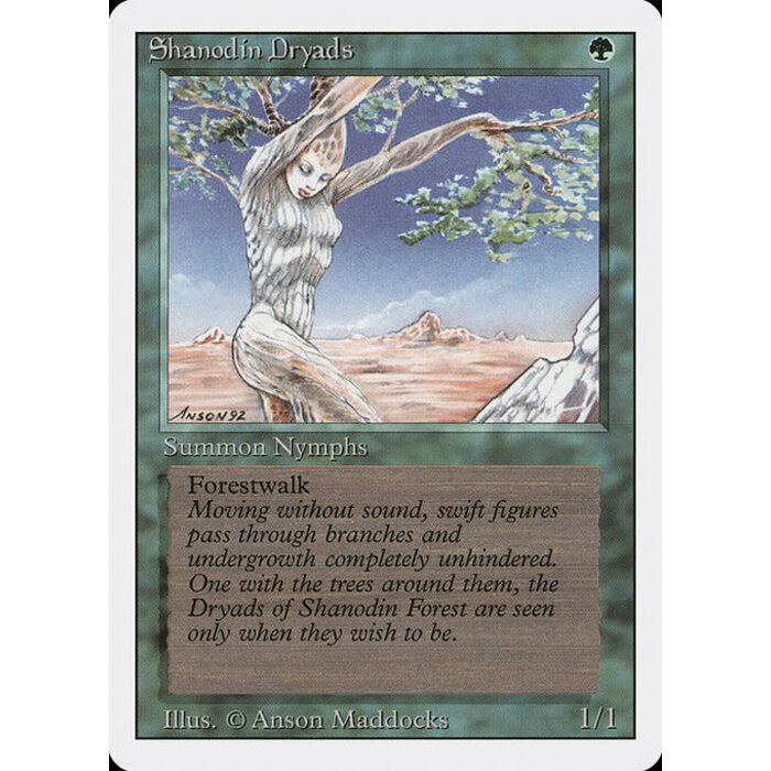 Magic: The Gathering Shanodin Dryads (216) Lightly Played