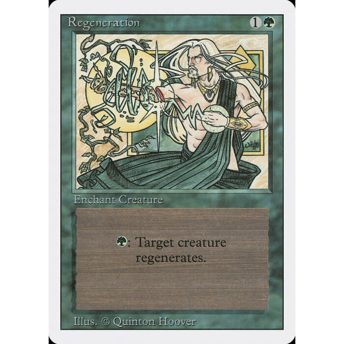 Magic: The Gathering Regeneration (213) Moderately Played