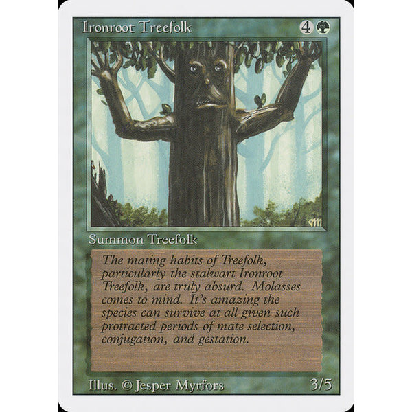 Magic: The Gathering Ironroot Treefolk (204) Lightly Played