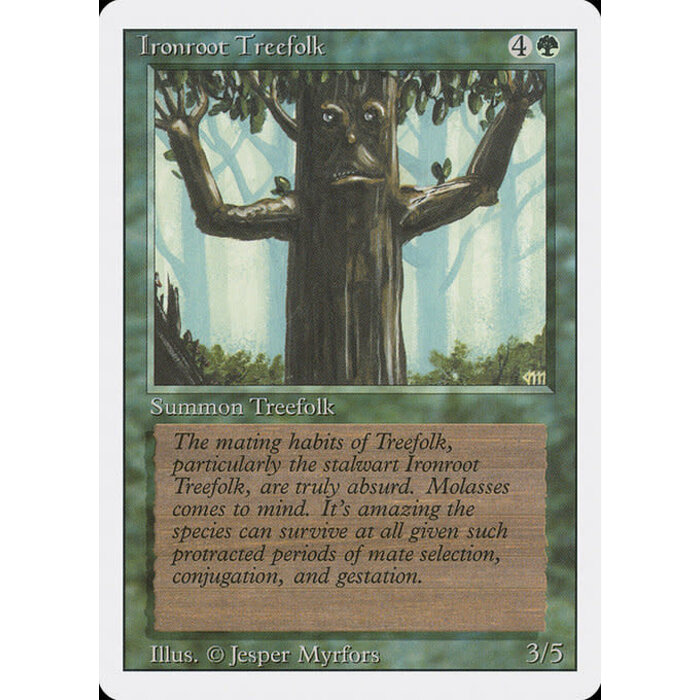 Magic: The Gathering Ironroot Treefolk (204) Lightly Played