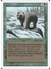 Magic: The Gathering Grizzly Bears (201) Lightly Played