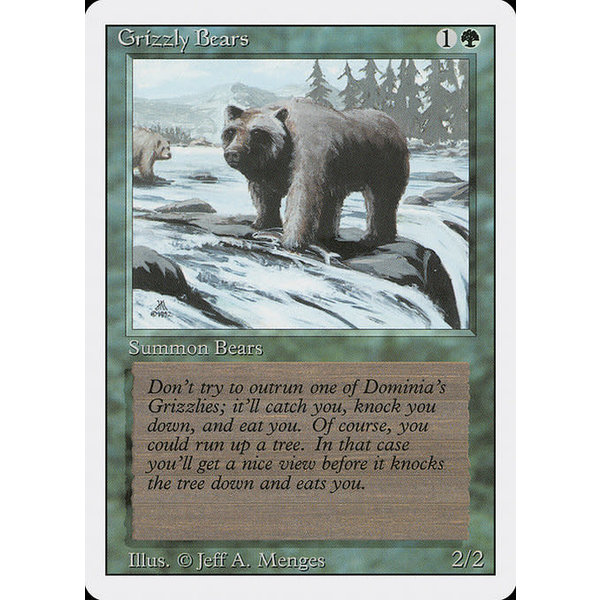 Magic: The Gathering Grizzly Bears (201) Lightly Played