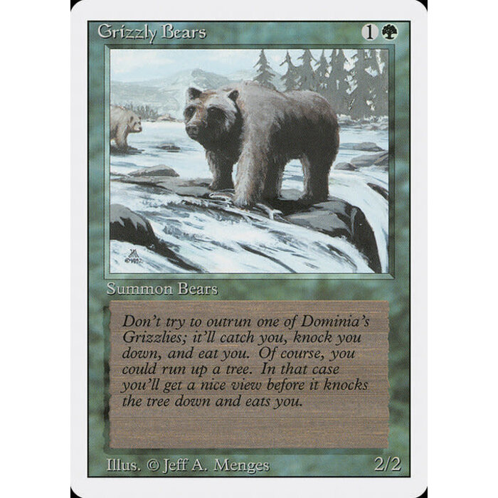 Magic: The Gathering Grizzly Bears (201) Moderately Played