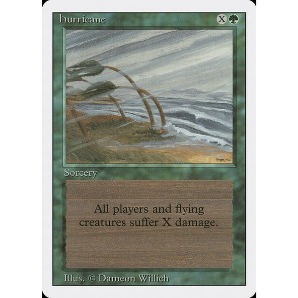 Magic: The Gathering Hurricane (202) Moderately Played