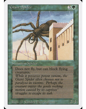 Magic: The Gathering Giant Spider (200) Lightly Played